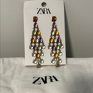 Zara Colorful Teardrop Earrings
